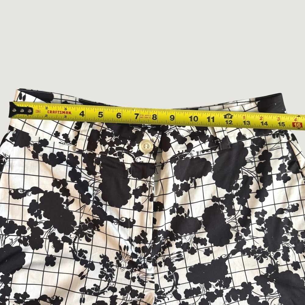 Gentile Catone Italy La Fete des Fleurs Wide Leg Cropped Pants culottes IT42 US6 - Picture 5 of 14